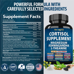 StrongVit holy basil herb image suggests stress resilience potential.