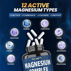StrongVit capsules poured for easy swallow and high absorption.