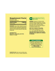 Calcium citrate bottle on a kitchen shelf showing five months of supply
