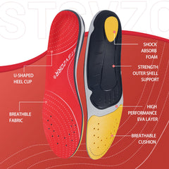 STSVZORR non-slip surface helps feet stay secure during long wear sessions.