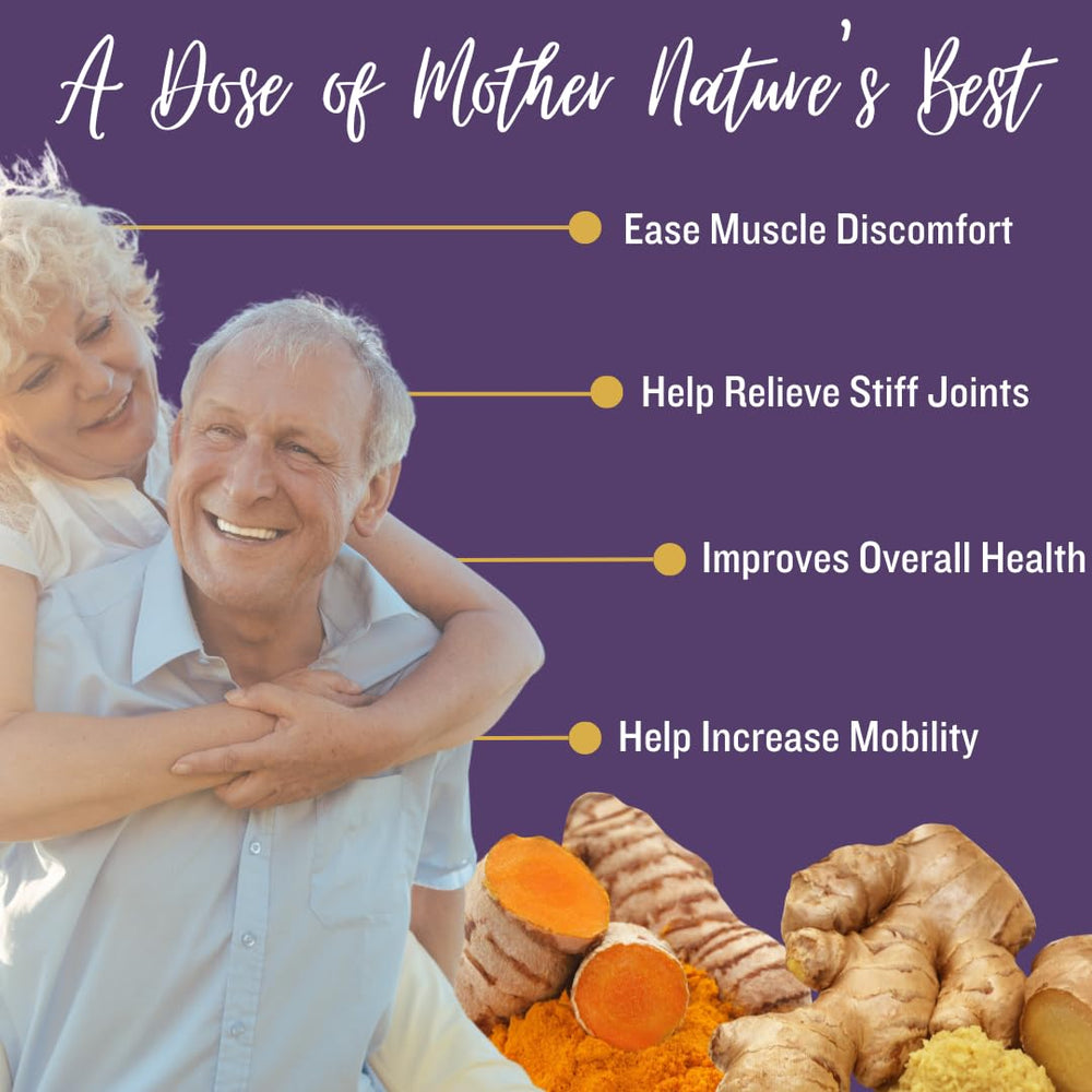 SUBSTANCE Nature's Relief ginger root extract supports turmeric absorption.