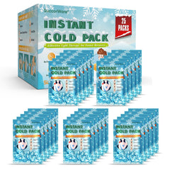 SuccorWare 25-pack instant cold packs ready for on-the-go use.