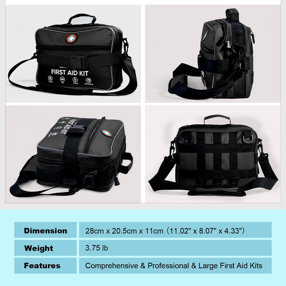 SuccorWare outdoor emergency kit ready for camping, backpacking, and travel.