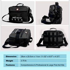 SuccorWare outdoor emergency kit ready for camping, backpacking, and travel.