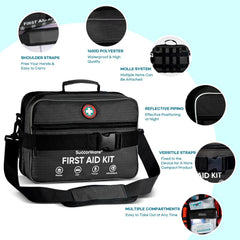 SuccorWare waterproof and abrasion-resistant bag protects supplies on rugged adventures.
