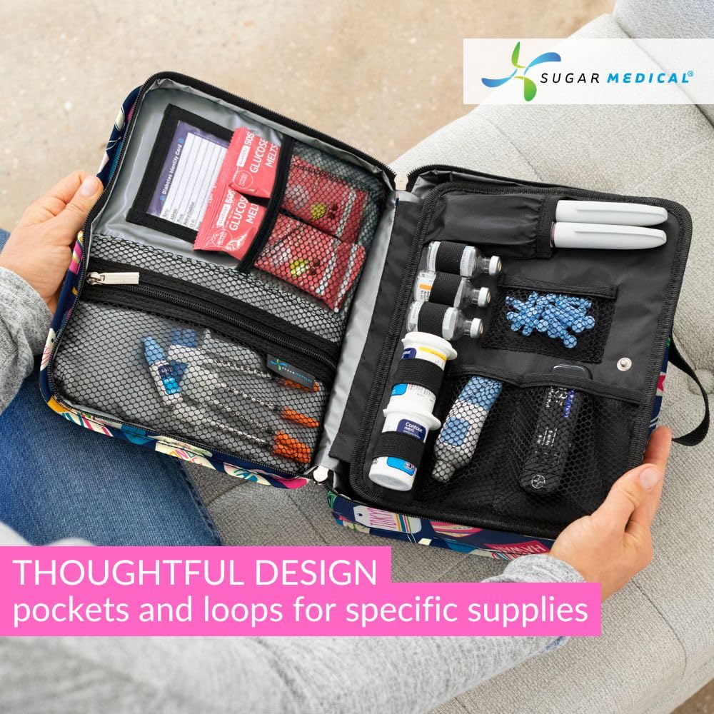Sugar Medical diabetes travel bag multi-day capacity for extended trips