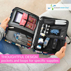 Sugar Medical diabetes travel bag multi-day capacity for extended trips