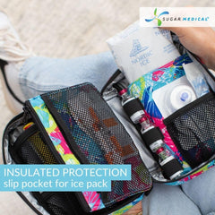 Sugar Medical Insulated Diabetes Organizer insulated interior provides protection