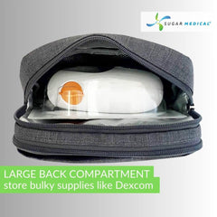 Sugar Medical crossbody strap offers hands-free convenience during commutes