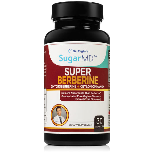 SugarMD Super Berberine bottle cap shows brand quality for daily use
