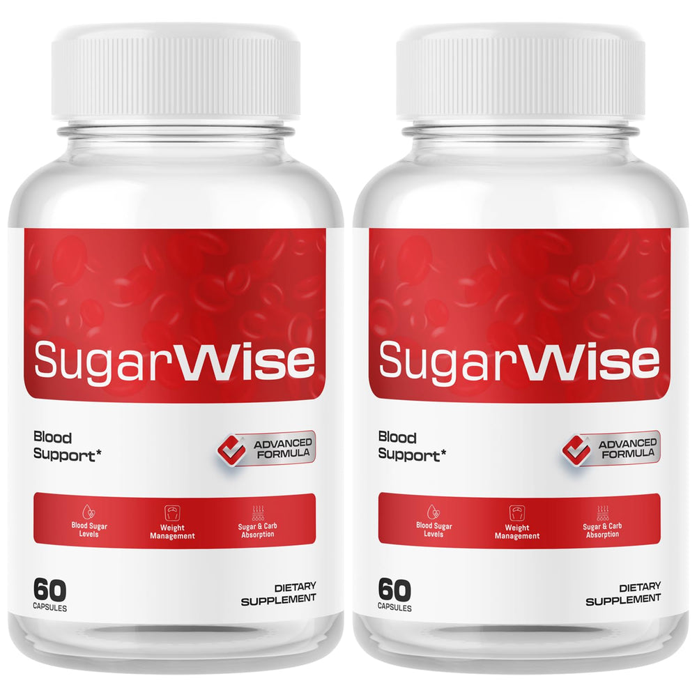 SugarWise bottle front with capsules for daily wellness.