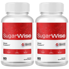 SugarWise bottle front with capsules for daily wellness.