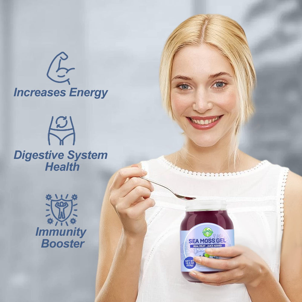 SumDIP Sea Moss Gel in smoothie demonstrates easy inclusion