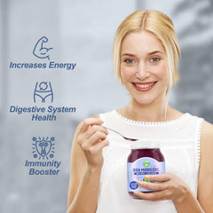 SumDIP Sea Moss Gel in smoothie demonstrates easy inclusion