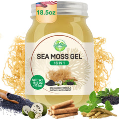 SumDIP Sea Moss Gel 18.5 oz bottle shown for daily nutrition and wellness.