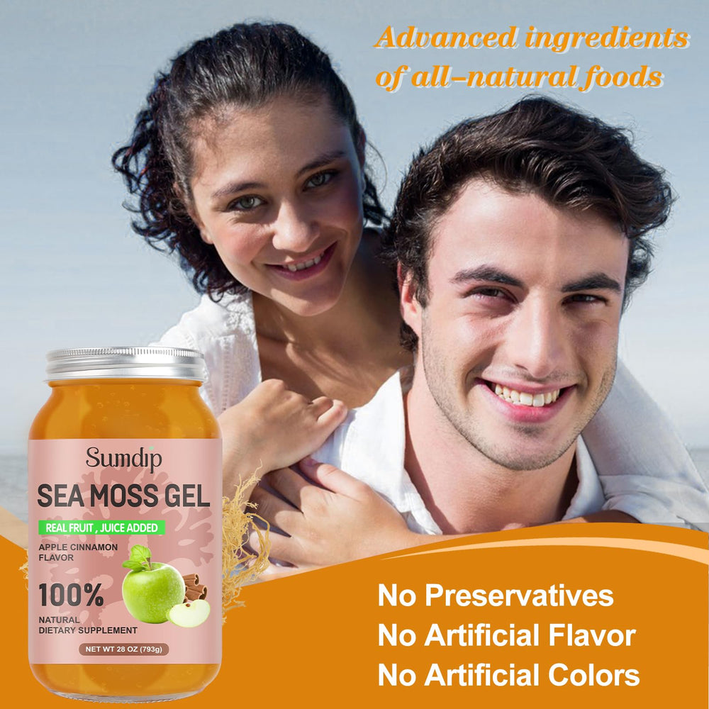 SumDIP sea moss gel refrigerates well, stays fresh up to 4 weeks.