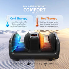 SUMELL foot massager with compression feature for targeted relaxation