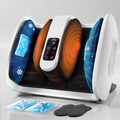 SUMELL Shiatsu Foot Massager with heat packs for soothing feet after long shifts