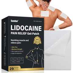 Sumifun lidocaine patch box and packaging for easy travel use