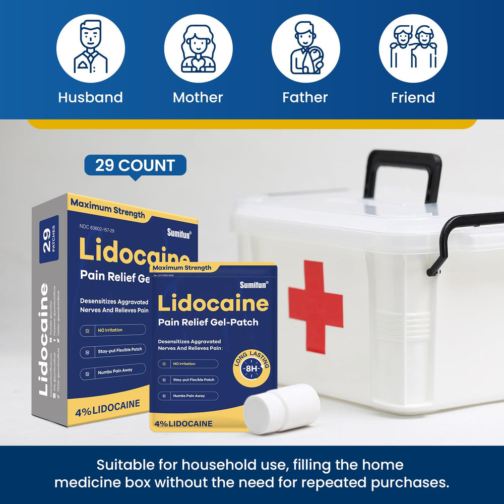 Sumifun lidocaine patch with large coverage for bigger areas