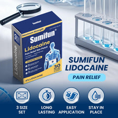 Sumifun shoulder-neck patch helps desk workers ease tension during work.