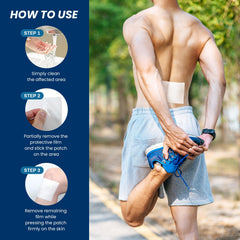 Sumifun XL lidocaine patch reinforced edges resist curling