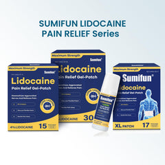 Sumifun XL lidocaine patch comes individually wrapped for on-the-go use.