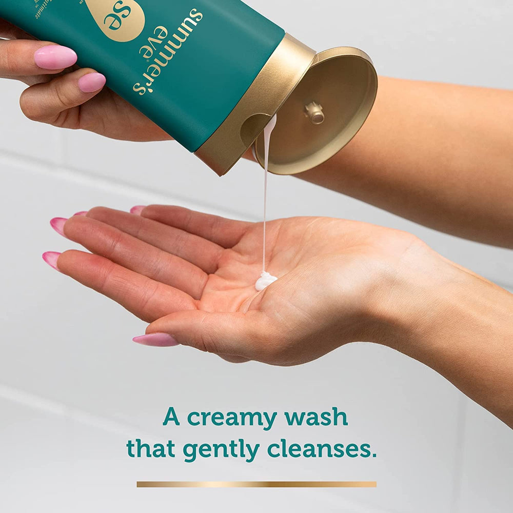 Foam from Summer's Eve Spa Daily Intimate Wash for a gentle cleanse