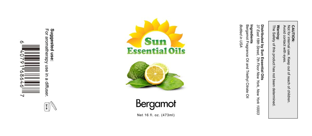 Sun Essential Oils bergamot oil aroma diffuser for relaxing spaces.