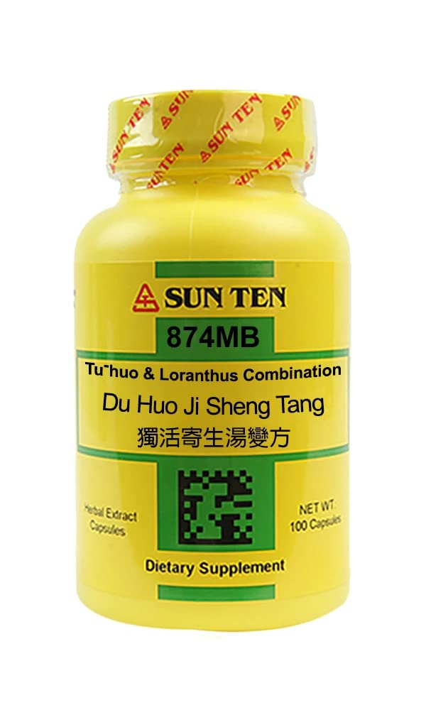 Sun Ten Du Huo Ji Sheng Tang bottle for daily wellness support and traditional herbal balance