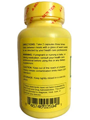 Sun Ten Du Huo Ji Sheng Tang label detail emphasizing liver and kidney support
