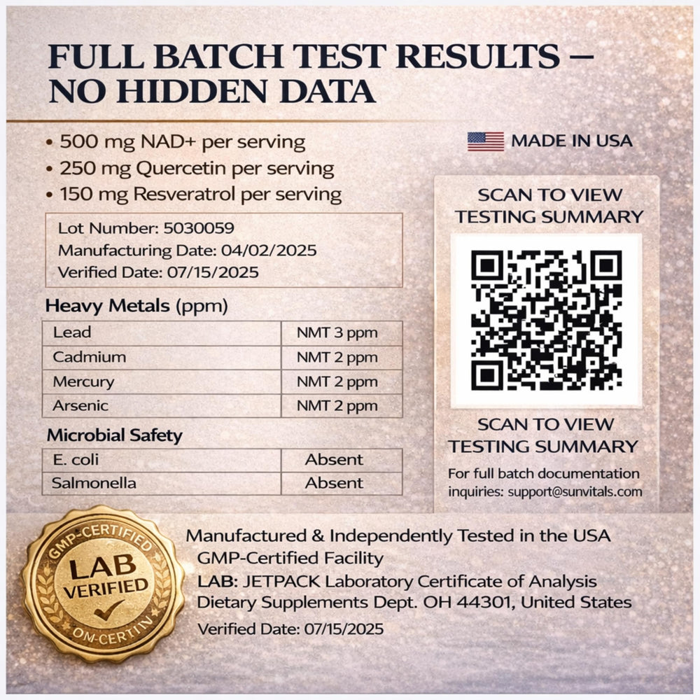 Sun Vitals vegan capsules on packaging, emphasizing plant-based formula