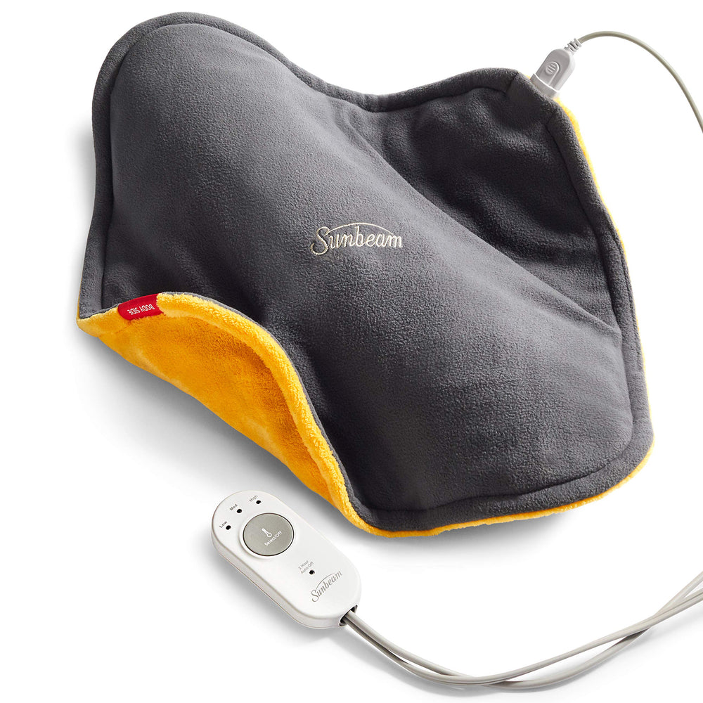 Sunbeam ConformHeat pad on back delivers targeted warmth and comfort.