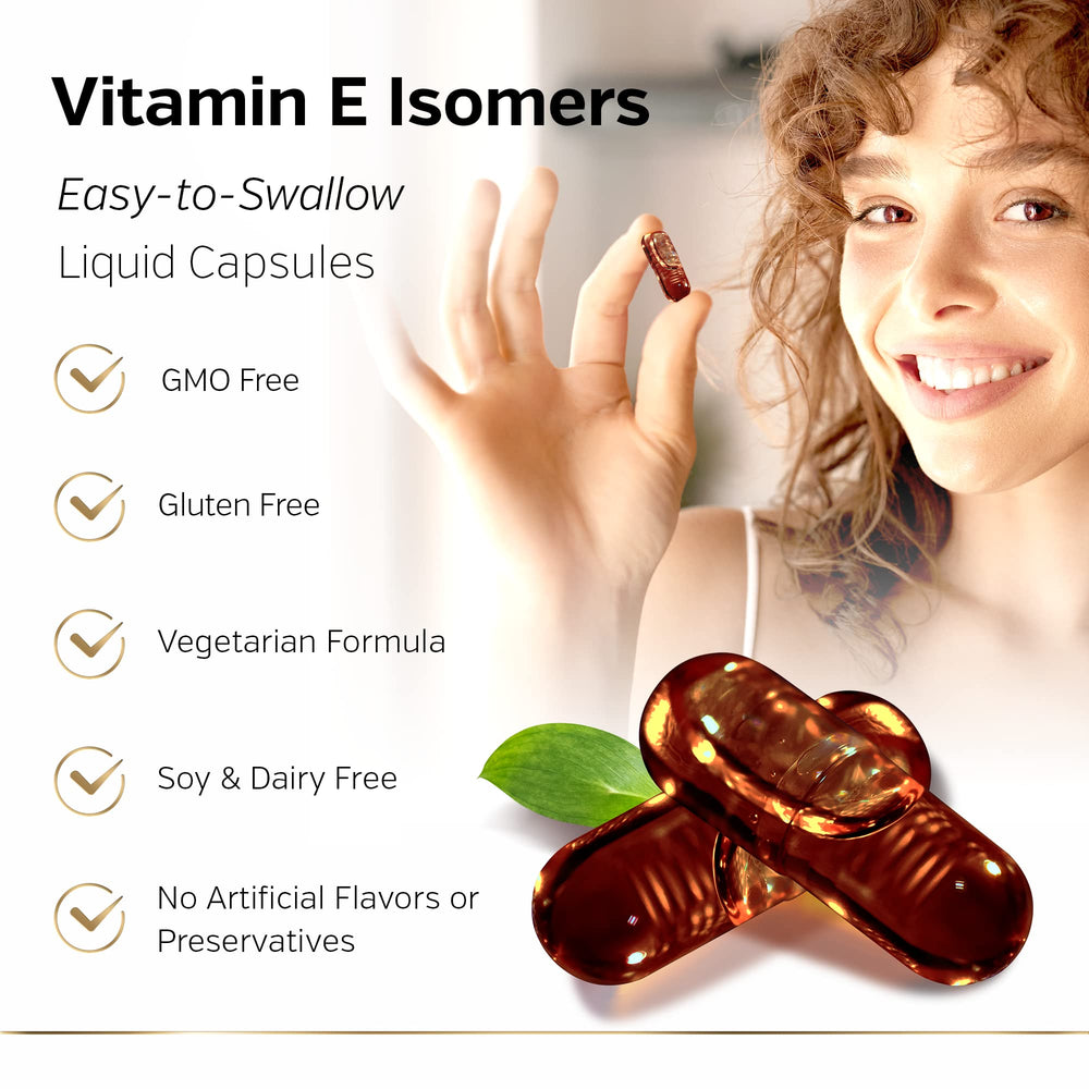 Sunergetic 90-10 delta-gamma tocotrienols capsule focus