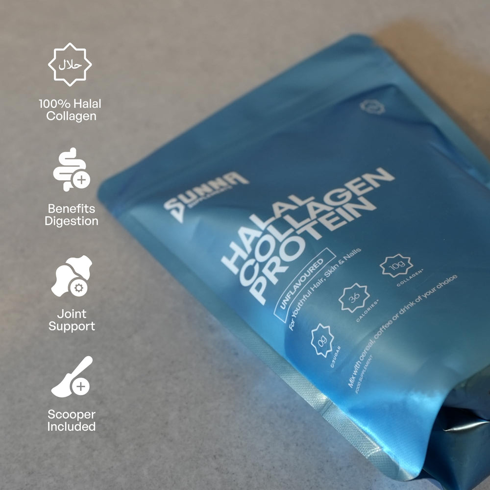 Sunna Supplements skin elasticity focus image suggests hair and nail strength benefits