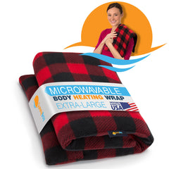 SunnyBay Extra-Large Microwave Heat Pad front view for full-body warmth.