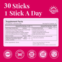 Sunshine & Rain no-fillers-sugar-free-formula.