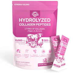 Sunshine & Rain multi-collagen sticks in package for on-the-go wellness