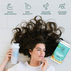 Sunwarrior amla-sea-buckthorn vitamin C sources boost the collagen-building formula.