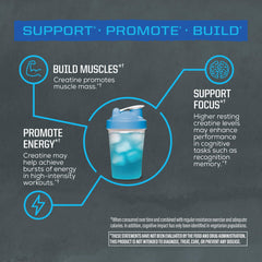 Sunwarrior Creatine Monohydrate in a shaker with a smooth mix.