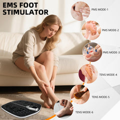 SUOIDOD EMS Foot Stimulator HK701A home-use setup for relaxing muscle support