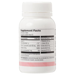 SUPALIV bottle back with metabolism-support ingredient highlights.