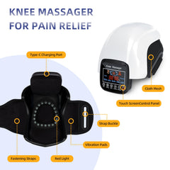 SUPBAND Knee Massager adjustable strap fits from 11.8 to 20.4 inches.