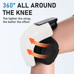 SUPBAND Knee Massager ergonomic-fit demonstrates knee friendly design.