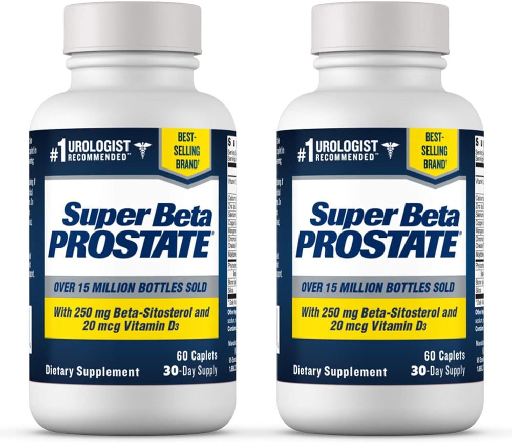 SUPER BETA PROSTATE bottle packaging shows a trusted prostate support product for daily comfort.