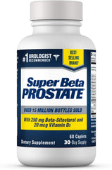 Super Beta Prostate bottle being poured, supporting urinary comfort and peaceful sleep.