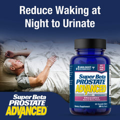 SUPER BETA PROSTATE, masticables para apoyo urinario y mayor comodidad.