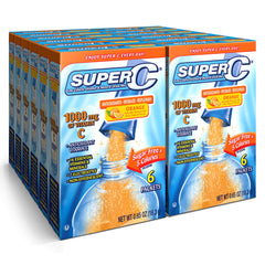 Super C orange drink single-to-go packet for quick hydration.
