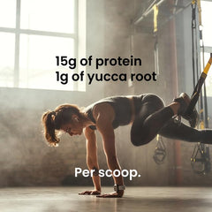 Cordyceps ingredient close-up with SUPER POWER PROTEIN for endurance support.
