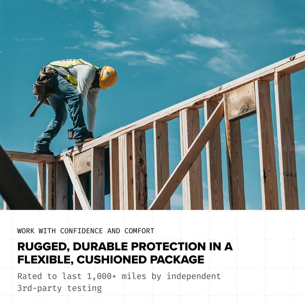 Superfeet Work durable puncture-resistant plate adds protection without sacrificing flexibility.